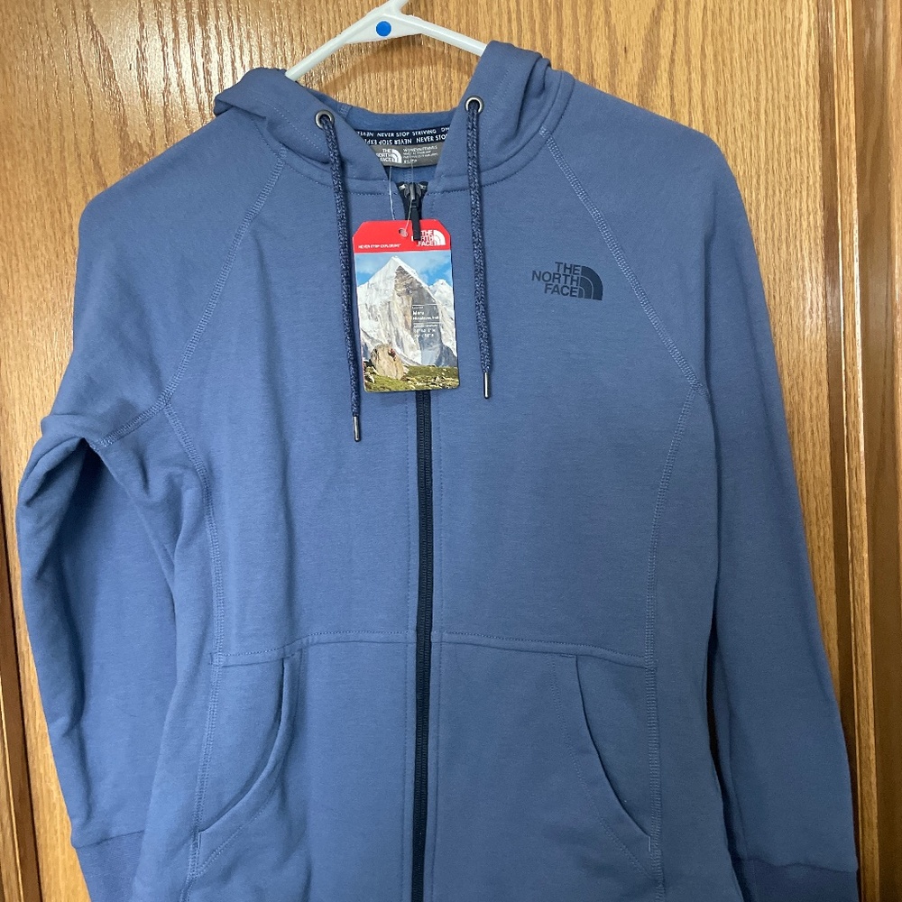 NWT W EZ Hoodie Coastal Blue MTN Culture Size XS